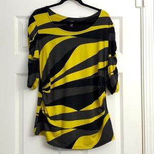 Alfani colorblocked blouse